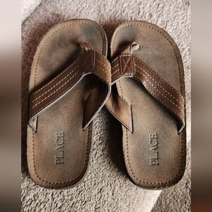 The Children's Place Brown Flip Flops